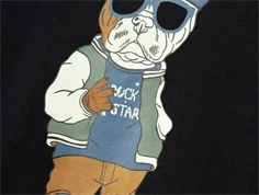 Name It black rock star sweatshirt